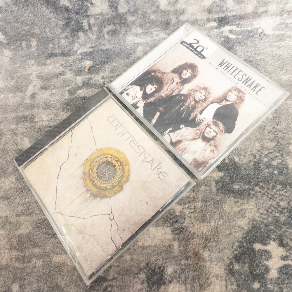 Whitesnake CD Lot: 1987 Self-Titled & Millennium Collection Greatest Hits